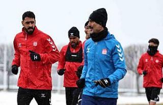 Sivasspor, Kayserispor maçının hazırlıklarını...