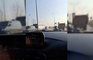 Sosyal medya için görüntü çekerken kazayı çekti