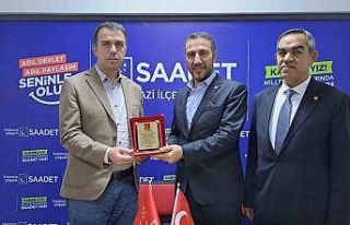 SP Melikgazi İlçe Başkanlığı’nda devir teslim...