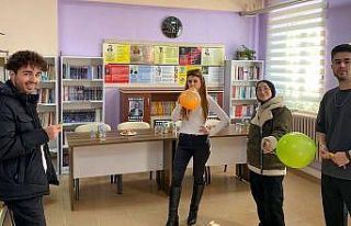 SUBÜ öğrencileri Geyve’de kütüphane açtı