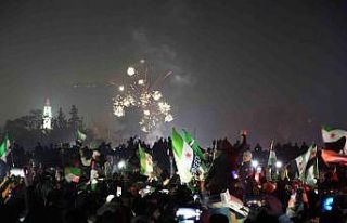 Suriye’de özgür halk yeni yılı sevinçle karşıladı