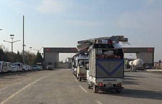 Suriyelilerin ülkelerine dönüşü devam ediyor