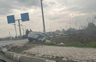 Sürücüsünün direksiyon hakimiyetini kaybettiği...