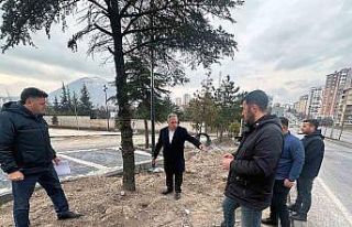 Talas Millet Bahçesi kış soğuk demeden ilerliyor