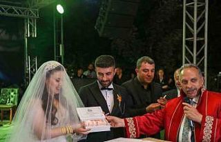 Talas’ta bin 668 çift ‘evet’ dedi