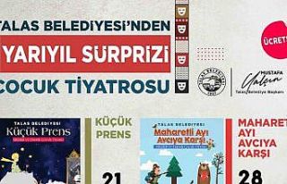 Talas’ta çocuklara yarıyıl sürprizi