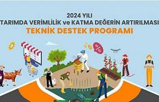 Tarımda Verimlilik Teknik Destek Programı 6. dönem...