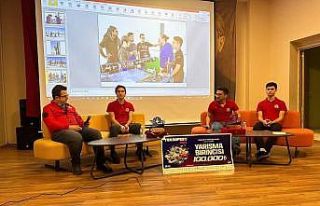 Teknofest birincileri, Çal’da gençlerle buluştu