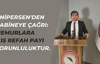 ÜNİPERSEN’den kabineye çağrı: "Memurlara...