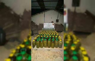 Ürettiği yarım tondan fazla zeytinyağını satamadan...