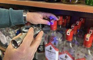 Üsküdar’da sahte ve kaçak alkol denetimi yapıldı