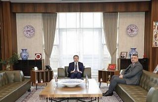 Vali Musa Işın, Rektör Süleyman Kızıltoprak’ı...