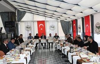 Vali Ziya Polat, basınla bir araya geldi