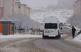 Van’da kar yağışı hayatı olumsuz etkiledi
