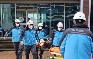 Yangın tahliye tatbikatı gerçekleştirildi