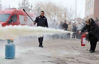 Yangına müdahalede “söndürme cihazı” vurgusu