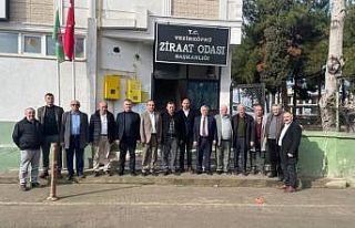 Ziraat odası başkanları üreticinin problemlerini...