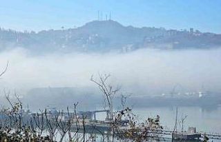 Zonguldak’ta sis kartpostallık manzaralar oluşturdu