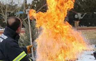 112 Acil Çağrı Merkezi çalışanlarına yangın...