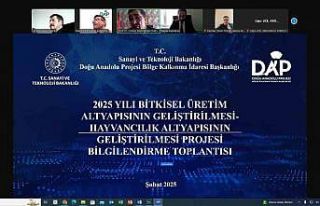2025 yılı DAP destekli projeler masaya yatırıldı