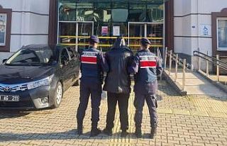 22 yıl hapis cezası ile aranan şahıs jandarma...