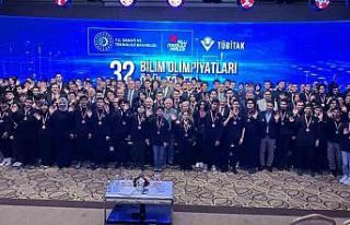 32. Bilim Olimpiyatları Ödül Töreni, ANFAŞ’ta...
