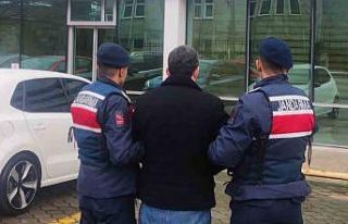7 yıl 6 ay hapis cezası ile aranan şahıs jandarma...
