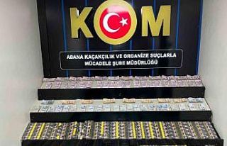 Adana’da 7 bin 335 paket kaçak sigara ele geçirildi,...