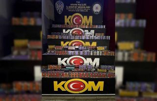 Adana’da bin paket kaçak elektronik sigara kiti...
