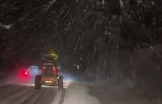 Adıyaman’da ulaşıma kar engeli