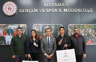 Adıyamanlı sporculardan altın ve bronz madalya