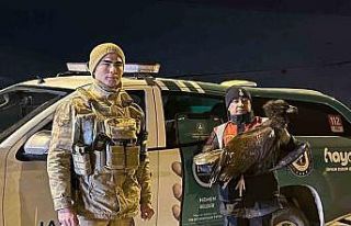 Akbabaya jandarma şefkati