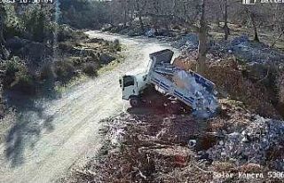Alanya’da kaçak moloz ve hafriyat dökümüne fotokapanlı...