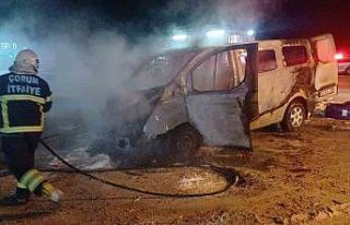 Alevlere teslim olan hafif ticari araç kullanılmaz...