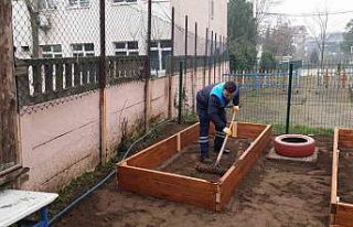 Anaokuluna hobi bahçesi