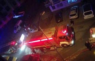 Ankara’da 5 katlı binada korkutan yangın