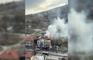 Ankara’da bina yangını