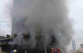 Ankara’da inşaat alanında çıkan yangın kontrol...