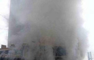 Ankara’da inşaat alanında yangın