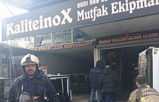 Ankara’da mobilya dükkanında yangın