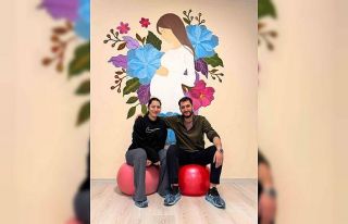 Anne ve baba adayları eşli gebe okulunda eğitim...