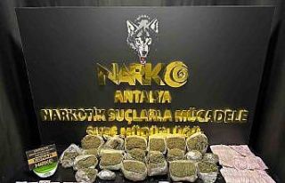 Antalya’da uyuşturucu operasyonuna 27 tutuklama