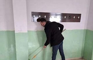 Ara tatilde, tatil yerine okullarının tadilatını...