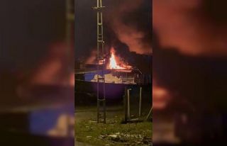 Arnavutköy’de fabrika yangını