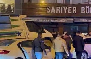 Arnavutköy’de polis memurunun yaralandığı kaza...