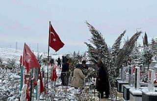 Asrın felaketinin 2’nci yıl dönümünde mezarlıkta...