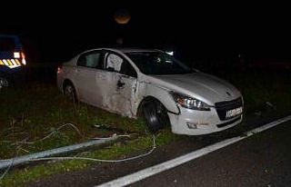 Bafra’da kaza: 3 yaralı