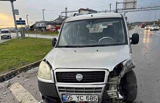 Bafra’da trafik kazası: 3 yaralı