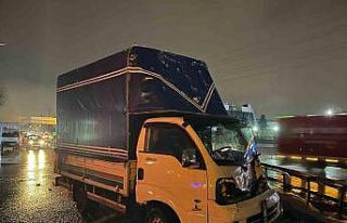 Bahçelievler’de kazaya karışan kamyon sürücüsü...