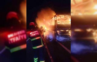 Balıkesir’de 34 yolcusu bulunan otobüs sabaha...